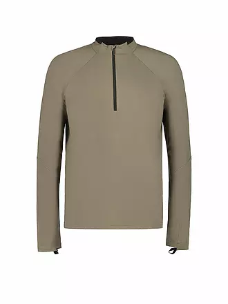 RUKKA | Herren Laufshirt Maanin mit Zip | braun